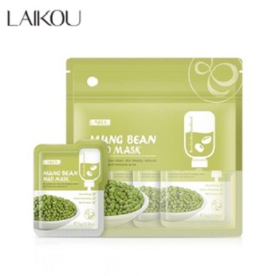 Picture of Laikou Mung Bean Cleansing Mud Mask Refreshing Moisturizing Hydrating Mask -1pcs