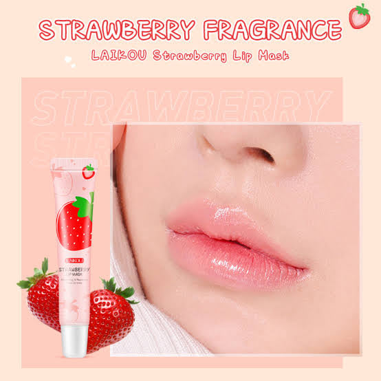 Picture of LAIKOU Strawberry Lip Mask Nourishing Moisturizing Lips Care - 18g