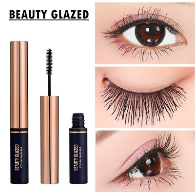 Picture of BEAUTY GLAZED mascara for eyelashes extension long lasting 4d silk fiber eyelash mascara Quick Dry Mascara eye makeup
