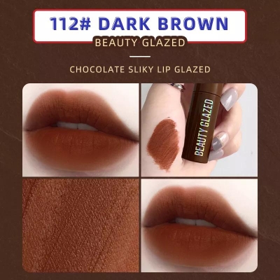 Picture of Beauty Glazed Chocolate Silky Lip Glaze - Shade 112
