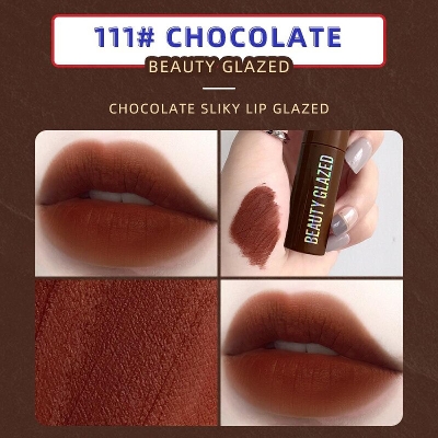 Picture of Beauty Glazed Chocolate Silky Lip Glaze - Shade 111