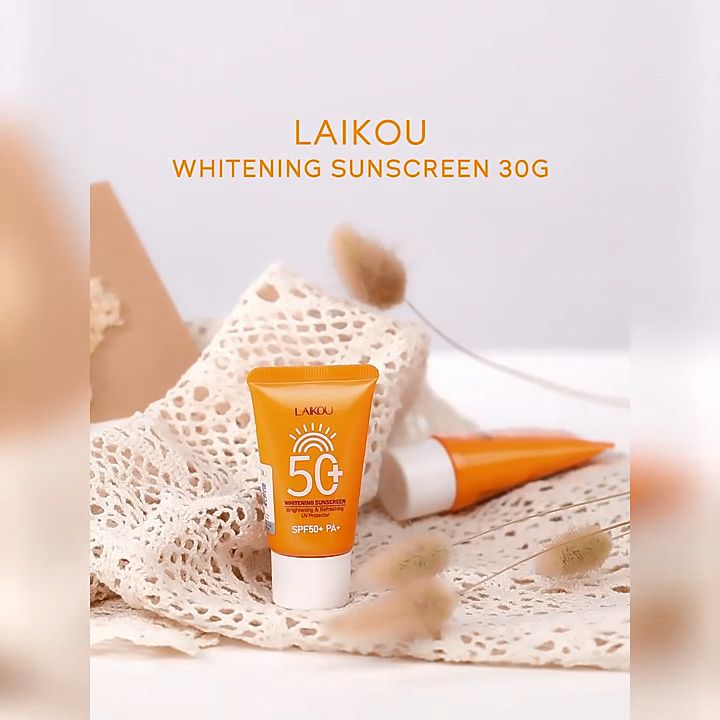 Picture of LAIKOU Brightening Sunscreen Waterproof Body Sunblock Cream UV Protection SPF50+ - 30g
