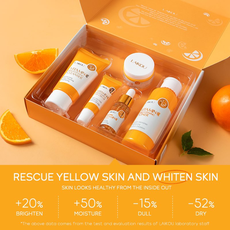 Picture of LAIKOU Vitamin C Brightening Skin Care 5 in 1 combo Set