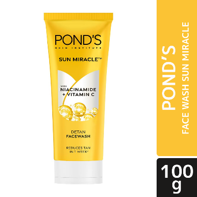 Picture of Pond's Sun Miracle Detan Face Wash 100gm