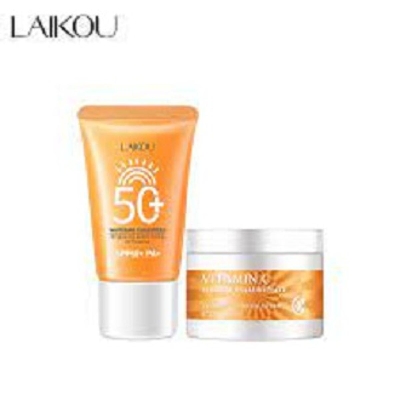 Picture of LAIKOU Sakura Vitamin C+Suncreen SPF50 -2 Pcs/Set