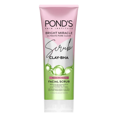 Picture of Pond's Bright Miracle Ultimate Pore Clear Clay-BHA Facial Scrub 100ml
