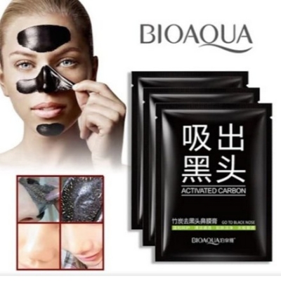 Picture of Bioaqua Activated Carbon Mask Mini Blackhead Remover Mask-3pcs