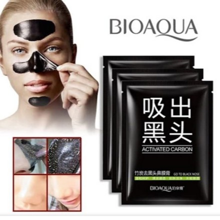 Picture of BIOAQUA BLACKHEAD MASKER ACTIVATED CARBON REMOVE-5pcs