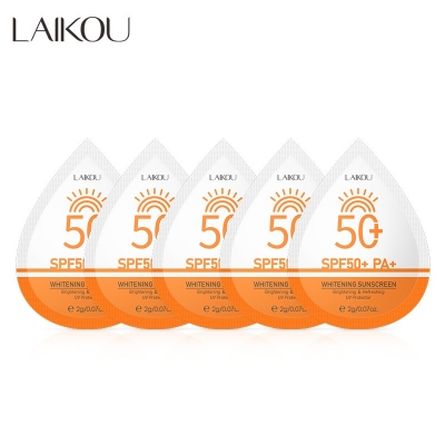 Picture of LAIKOU UV Protector Face Body Whitening Sunscreen SPF50 (2gm) -5pcs