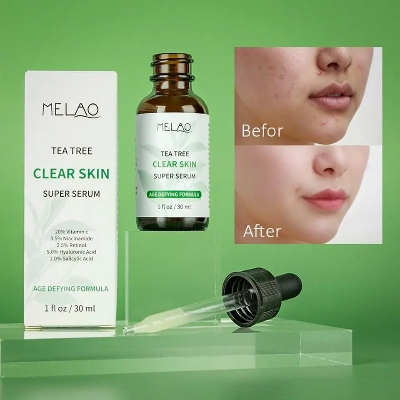 Picture of MELAO Natural Tea Tree Liquid Face Acne Essence Oil Control Serum -30ML