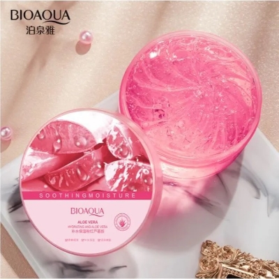 Picture of BIOAQUA Pink Aloe Vera Soothing Moisture Hydrating Pink Aloe Vera Gel 300g