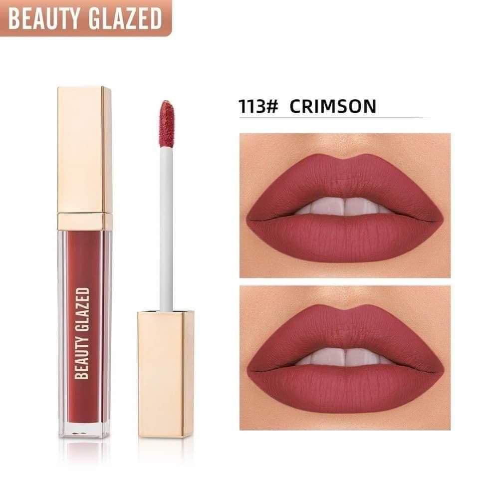 Picture of BEAUTY GLAZED Velvet soft Mist True Matte Lipstick-#113 - Crimson