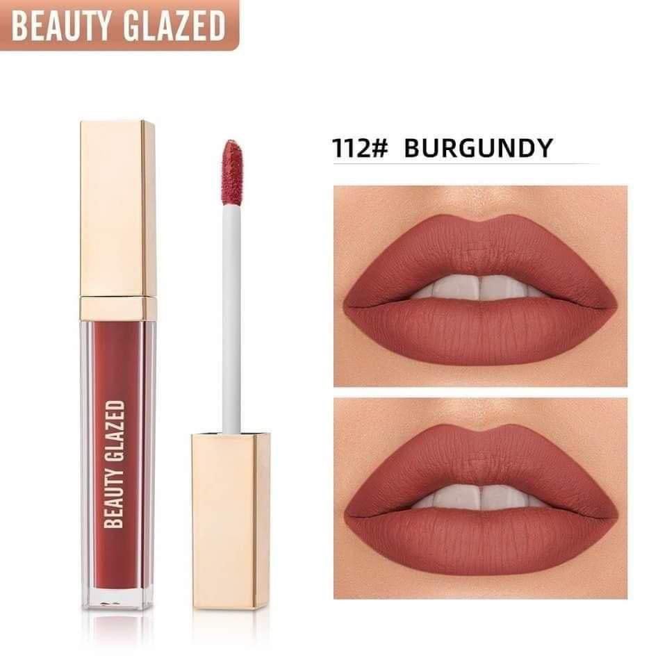 Picture of BEAUTY GLAZED Velvet soft Mist True Matte Lipstick-#112 - Burgundy