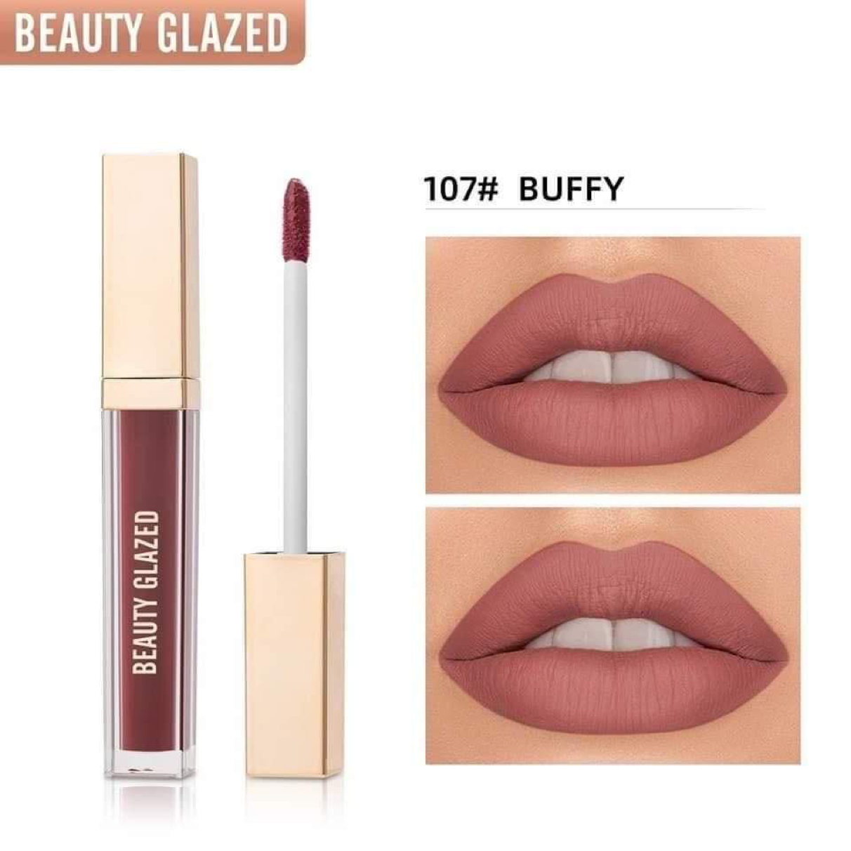 Picture of BEAUTY GLAZED Velvet soft Mist True Matte Lipstick-#107 - Buffy