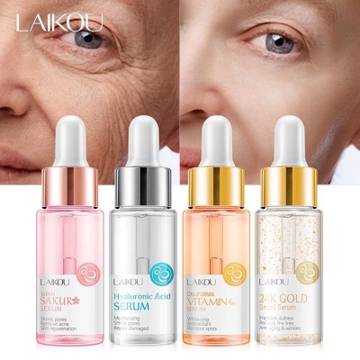 Picture of LAIKOU Serum For Sakura / 24K Gold Snail / Hyaluronic Acid /Vitamin C -4pcs[Bundle]
