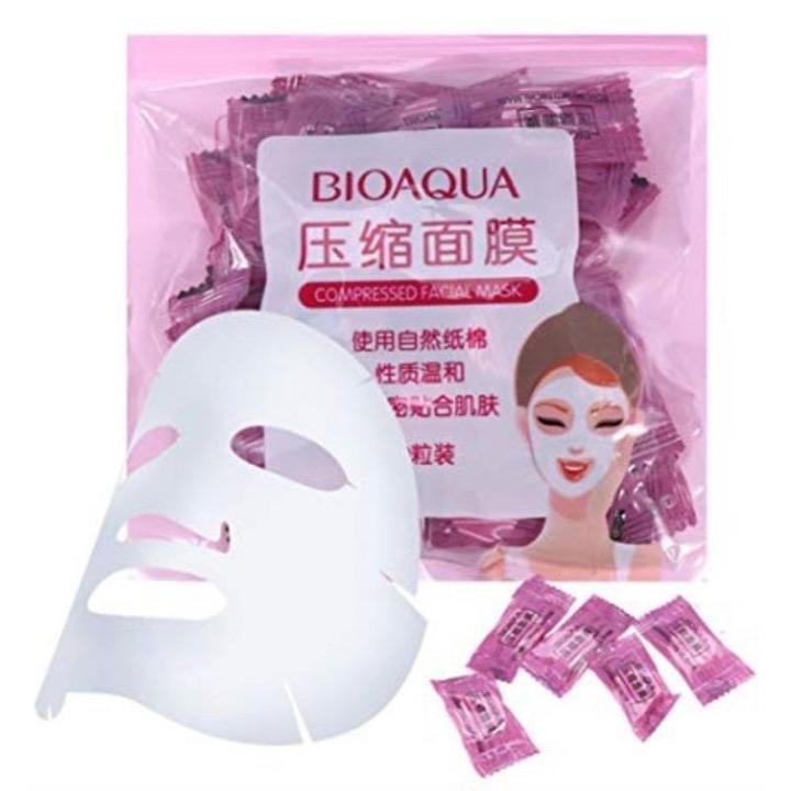 Picture of BIOAQUA Compressed Facial Tablet Face Sheet Mask-5pcs
