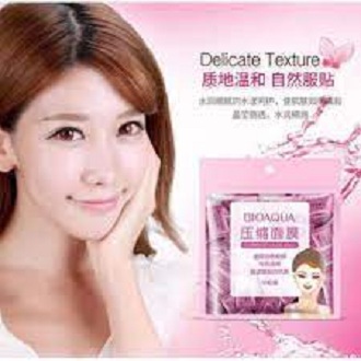 Picture of Bioaqua Compressed Facial Sheet Mask - Organic Candy Mask 50 Pcs