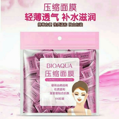 Picture of BIOAQUA Compressed Facial Tablet Face Sheet Mask-10pcs
