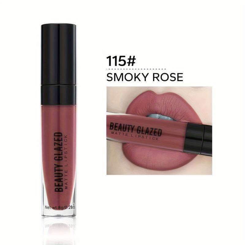 Picture of Beauty Glazed Matte Waterproof Long Lasting Liquid Lipstick -115#SMOKY ROSE