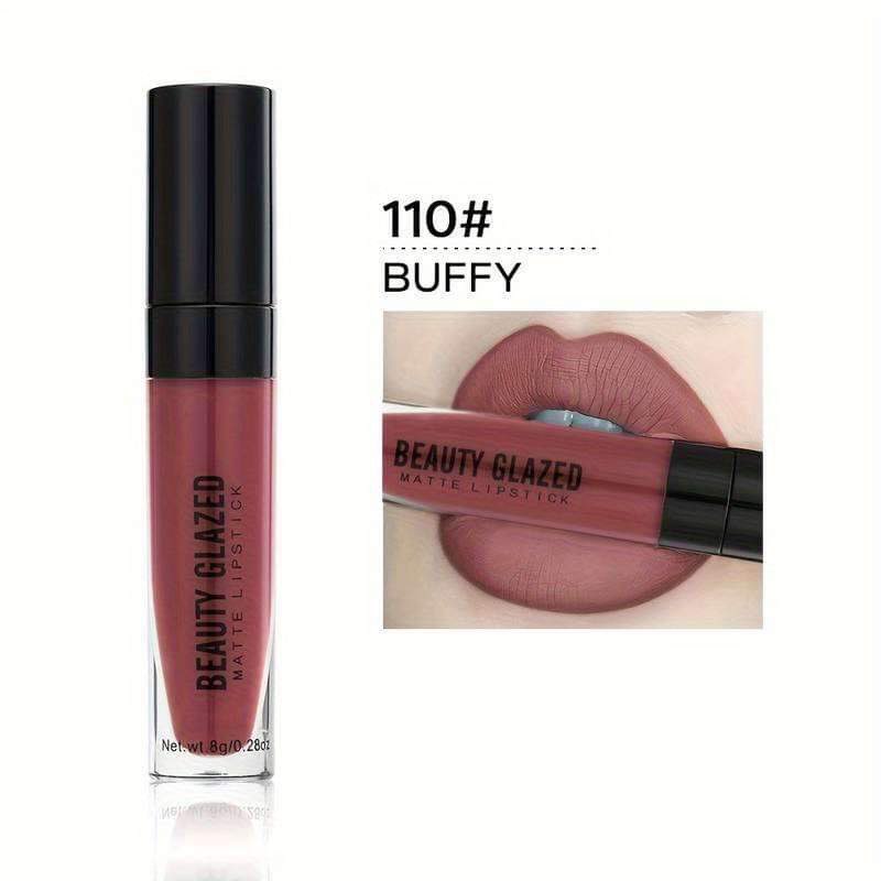 Picture of Beauty Glazed Matte Waterproof Long Lasting Liquid Lipstick -110#BUFFY