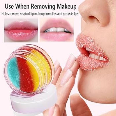 Picture of PUDAIER 3-in-1 Lip Treatment Exfoliating Dead Skin Cells Lip Scrub-10gm