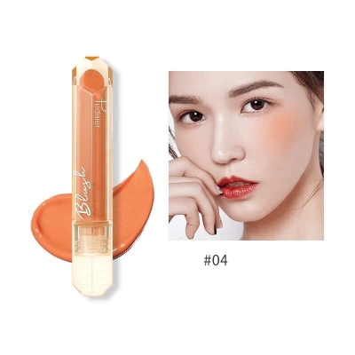 Picture of Pudaier Face Liquid Blush Makeup Beauty Glazed Cheek Blusher Matte Face Contour-#04-ORANGE COLOUR