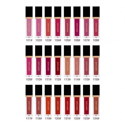 Picture of BEAUTY GLAZED 24 Colors Matte Lipstick Set Waterproof Long Lasting Lip Gloss Nude Velvet Pigment Batom Women Fashion Lip Makeup-1pcs