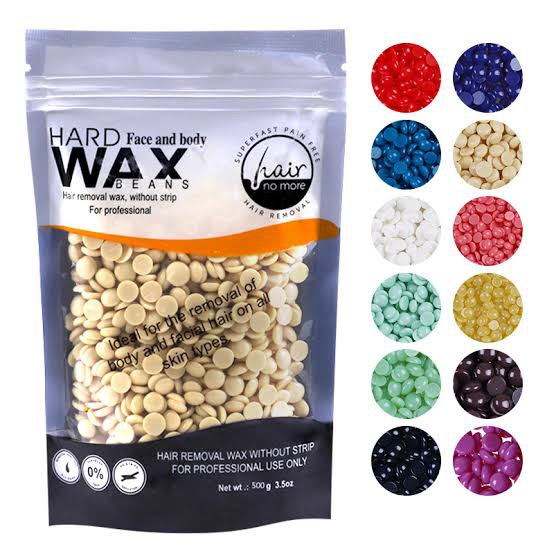Picture of Wax Bean Dregs Without Clean Depilating Bikini Hard Wax Strips for Hair Removal Hard Wax Beans-100GM(Face &Body)