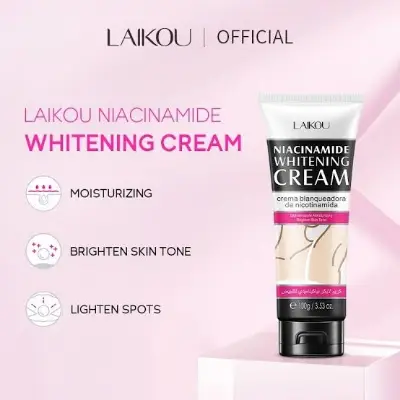 Picture of LAIKOU NIACINAMIDE WHITENING BODY CREAM UNDERARM KNEE REDUCE PIGMENTATION 100G