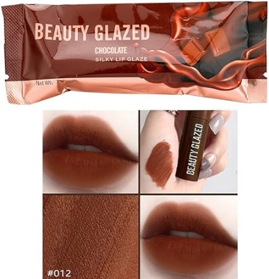 Picture of Beauty Glazed Chocolate Silky Lip Glaze - Shade 112-(Dark-Brown)