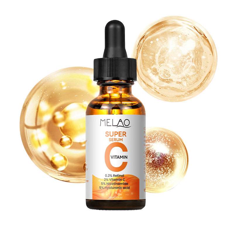 Picture of MELAO Skin Care Anti Aging Hyaluronic Acid Serum and Super Serum With Vitamin C For Face -30ml