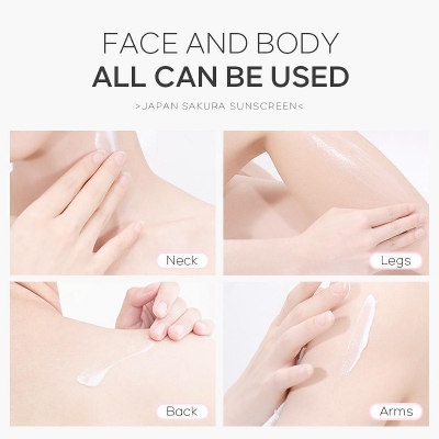 Picture of LAIKOU Sakura Sunscreen SPF 50 UV Protection Sunblock Face Whitening Lotion-30gm