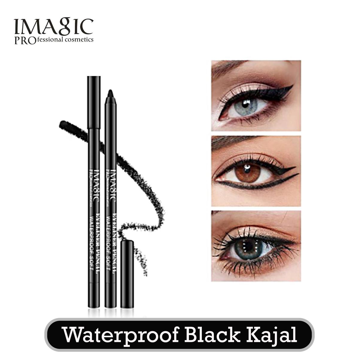 Picture of IMagic Gel Eyeliner Kajal Waterproof  (Black, 8 g)
