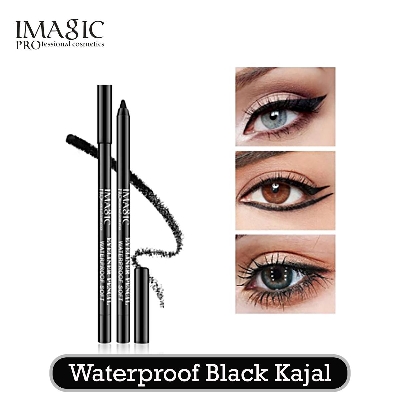 Picture of IMagic Gel Eyeliner Kajal Waterproof  (Black, 8 g)