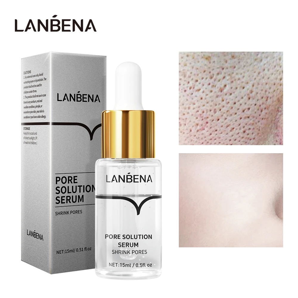 Picture of LANBENA Pore Shrink Serum Moisturizing Oil Control Essence Remove Blackheads Acne Treatment Whitening Skin Care-15ml