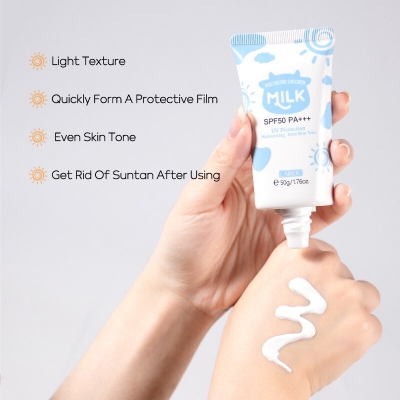 Picture of LAIKOU Milk Brightening Moisturizing Sunscreen SPF50 PA+++-50gm
