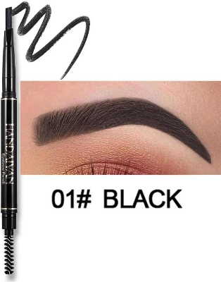 Picture of HANDAIYAN Microblading Tattoo Eyebrow Pen Pencil Brush Waterproof Long-lasting-#01-Black