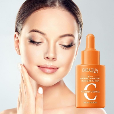 Picture of BIOAQUA Vitamin C Facial Serum Hyaluronic Acid Essence Anti-Aging Moisturizing Face Skin Care -30ml