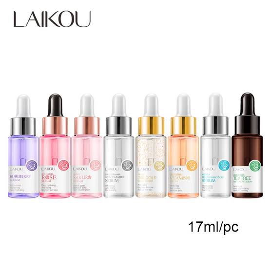 Picture of LAIKOU Serum Japan Sakura Essence Anti-Aging Hyaluronic Acid Pure 24K Gold Whitening Vitamin C Anti Wrinkle Face Serum Care Skin
