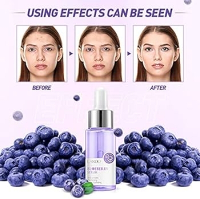 Picture of LAIKOU Blueberry Anti Wrinkles Facial Serum Brighten Skin Tone Hydrating Repair Damaged Skin Whitening Remove Spots Skin Care-17ml