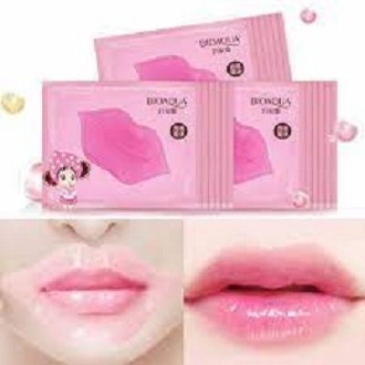 Picture of BIOAQUA Plumper Crystal Collagen Lip Mask Pads Moisture Essence Anti Ageing Wrinkle Patch Pad Gel Lips Enhancer Care-5pcs