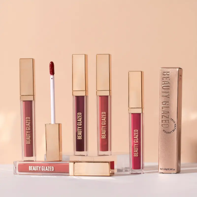 Picture of BEAUTY GLAZED Velvet 15 Colors Waterproof Long Lasting Non-Sticky soft Mist True Matte Lipstick-1pcs