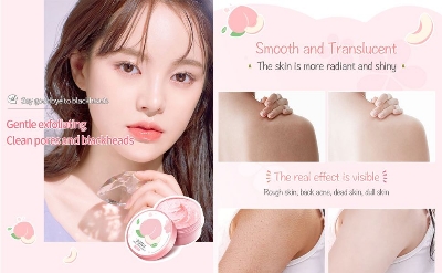 Picture of LAIKOU Sakura Facial Exfoliating Scrub 90g Deep Cleansing Pore Moisturizing Oil Control Wrinkle Anti-aging Brightening