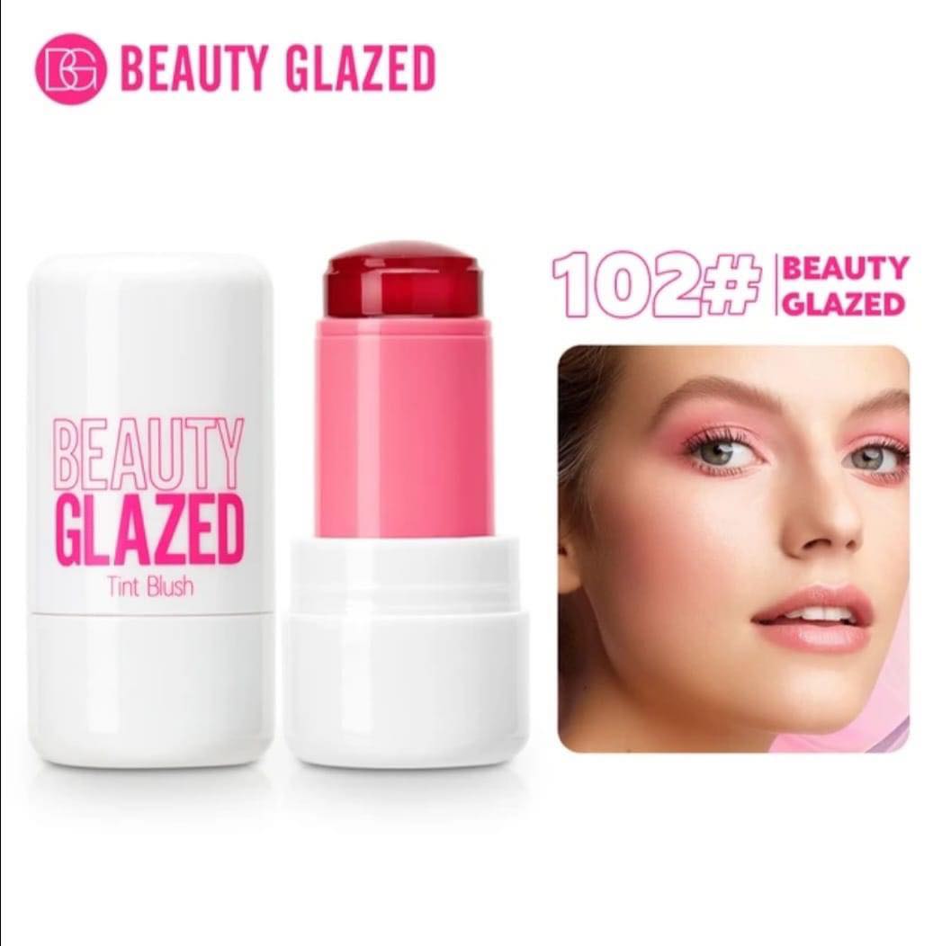 Picture of Beauty Glazed Jelly Blush, Aloe & Glycerin Infused, Flower Extract, Long-Lasting Natural Cheek Tint-#102