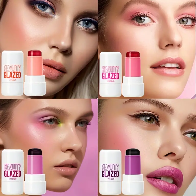 Picture of Beauty Glazed Jelly Blush, Aloe & Glycerin Infused, Flower Extract, Long-Lasting Natural Cheek Tint-#104