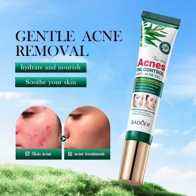 Picture of SADOER Mild and Pure Tea Tree Gel Acne removing and Oil Control Anti Acne Soothing gel- 20g