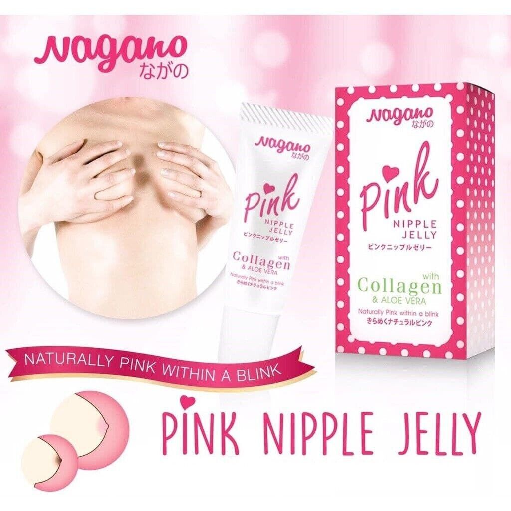 Picture of NAGANO PINK Jelly Lips Nipples Vitamin E Collagen Aloe Vera Whitening Tint-10gm