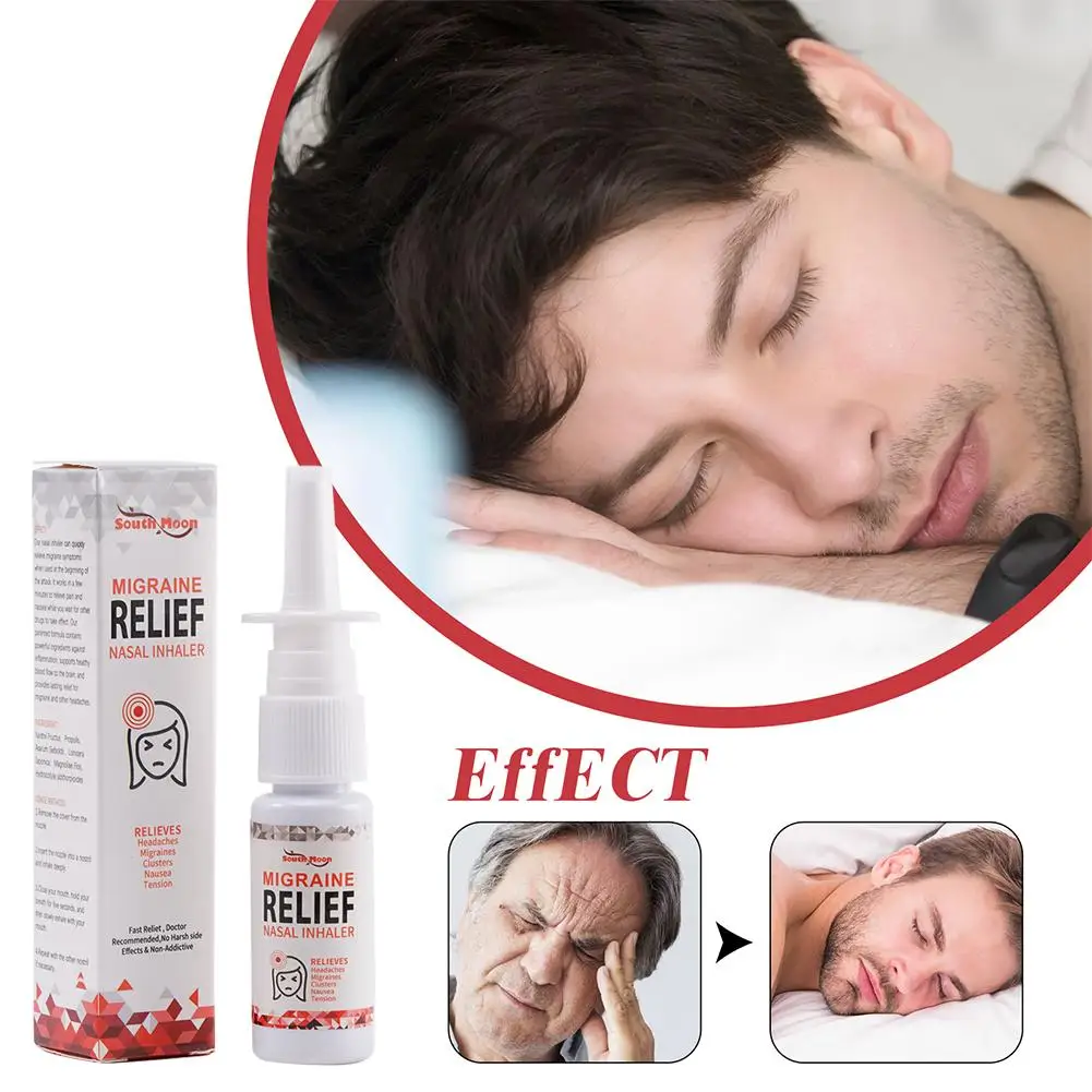 Picture of South Moon Migraine Relief Nasal Inhaler for Headaches & Tension Relief 30ml Nose care