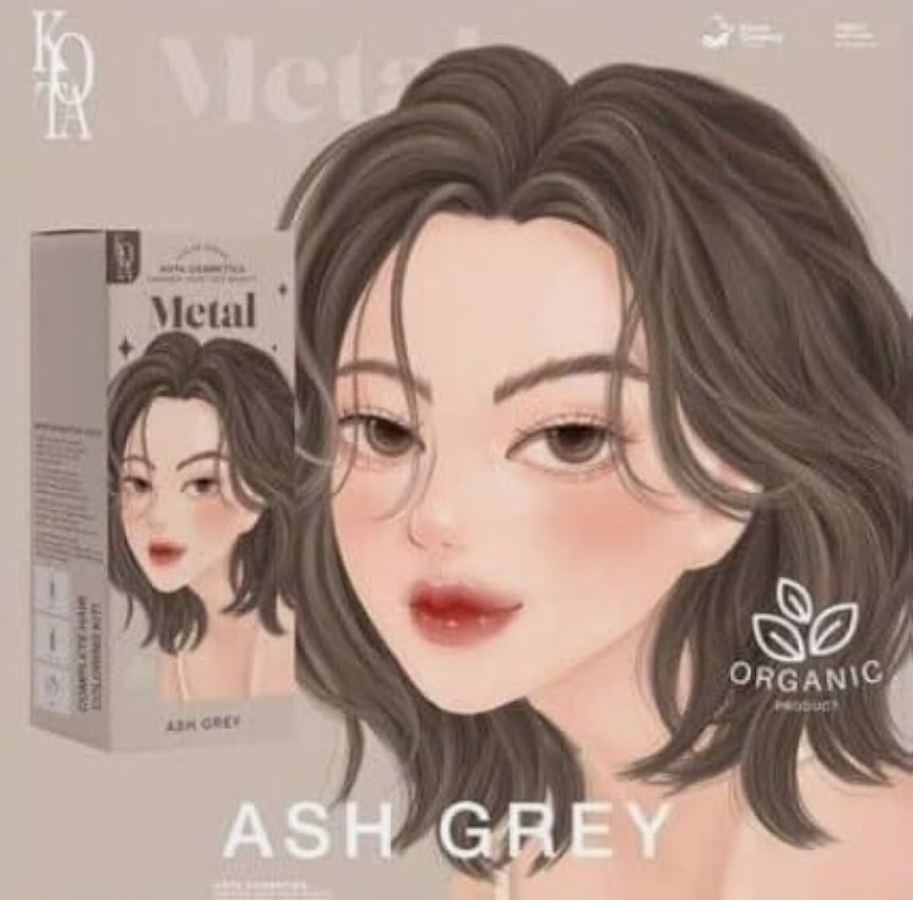 Picture of Kota Cosmetics Hair Color Cream Whisper - Metal Ash Grey-100ml