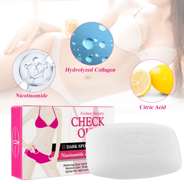 Picture of Aichun Collagen Soap Dark Spot Corrector Whitening Soap Clean Private Parts Remove -40gm